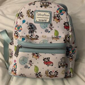 Disney Loungefly Backpack - Blue and White